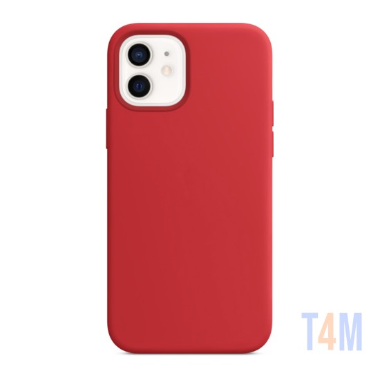 CAPA PARA APPLE IPHONE 12/12 PRO VERMELHO